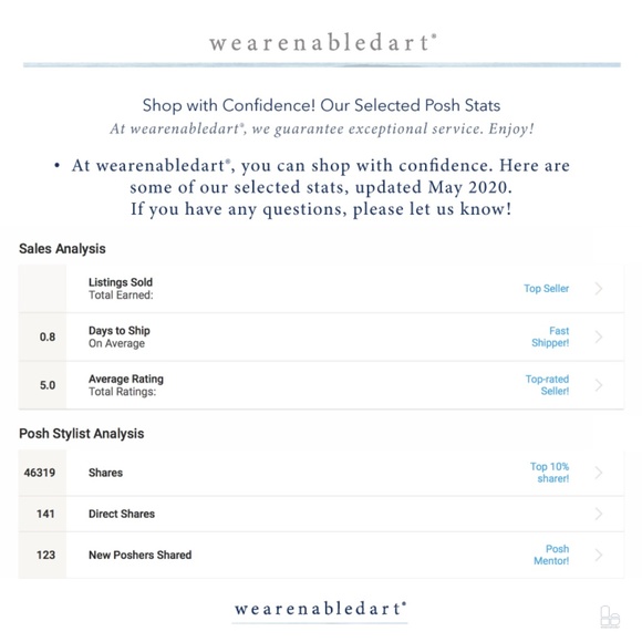 𓆉 Please Say Hello! ♡ About wearenabledart® - Picture 2 of 2